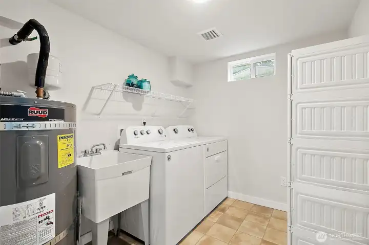 Laundry room downstairs.