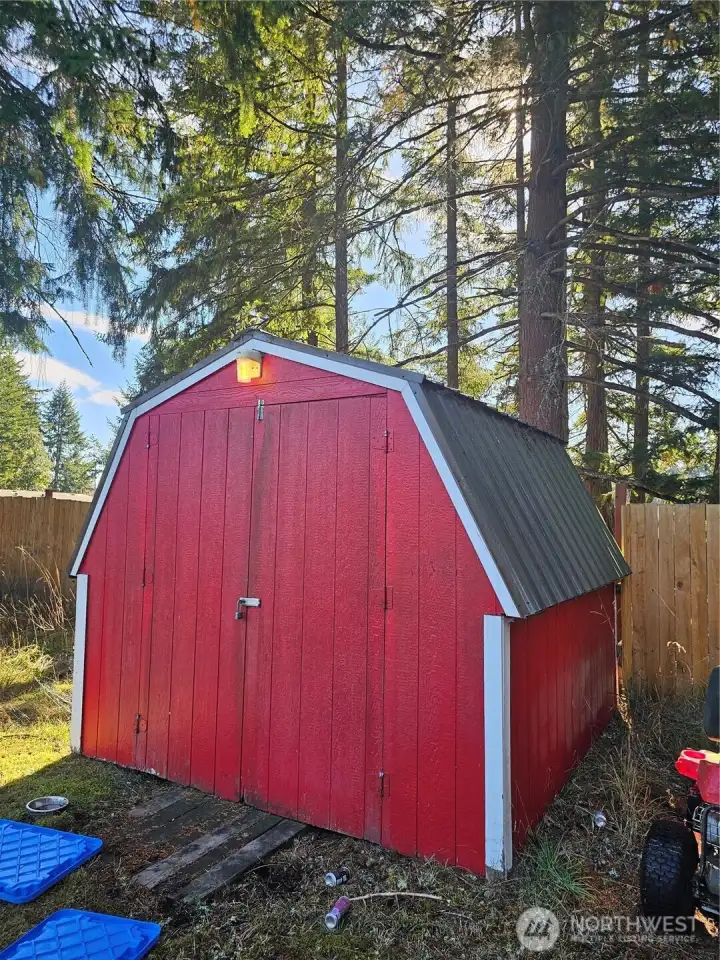Additional storage shed