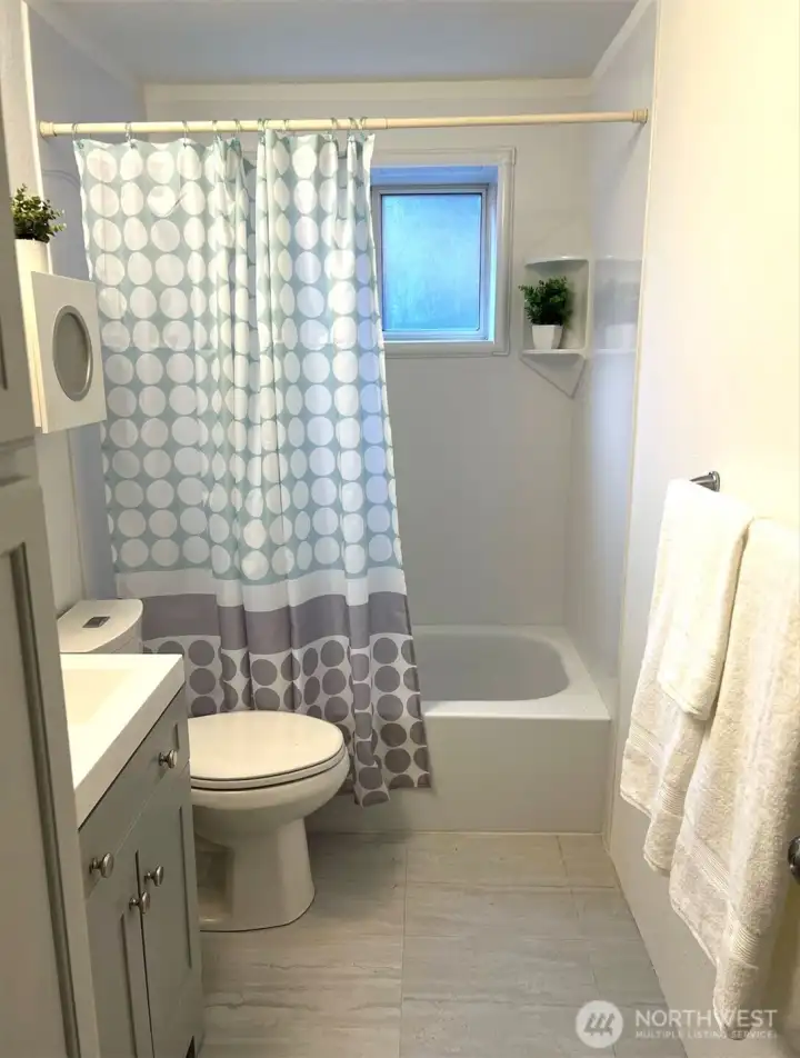 Downstairs full washroom