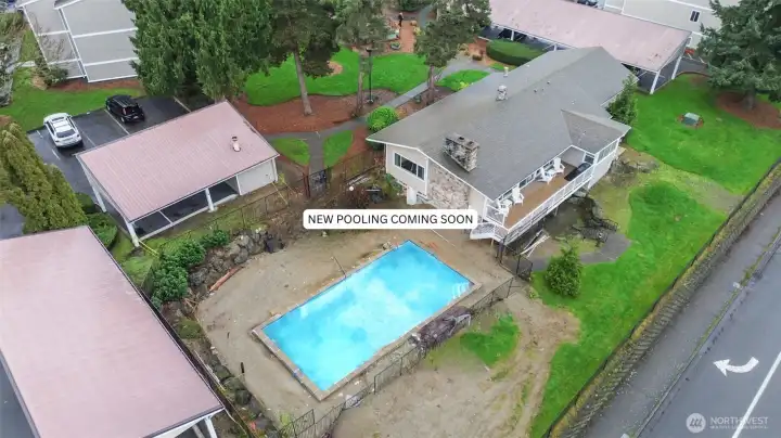 All NEW pool coming Summer 2026