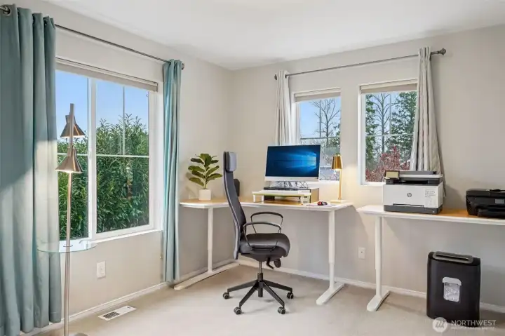 Home Office/Nursery with Abundance of Natural Light.