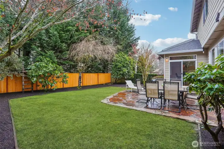 New fence installed Jan. 2026, and sprinkler system in both front & backyards.