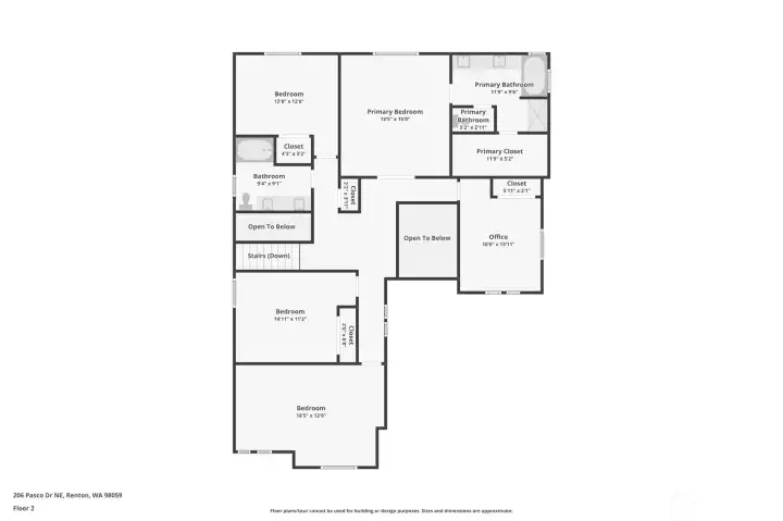Floor Plan Upper Level.