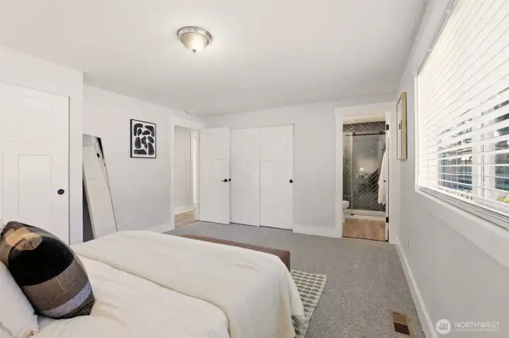 A comfortable bedroom with space to make it your own.