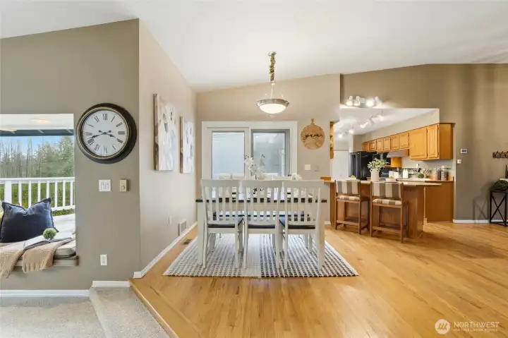 The open design ensures the space feels bright, airy, and connected to the rest of the home.