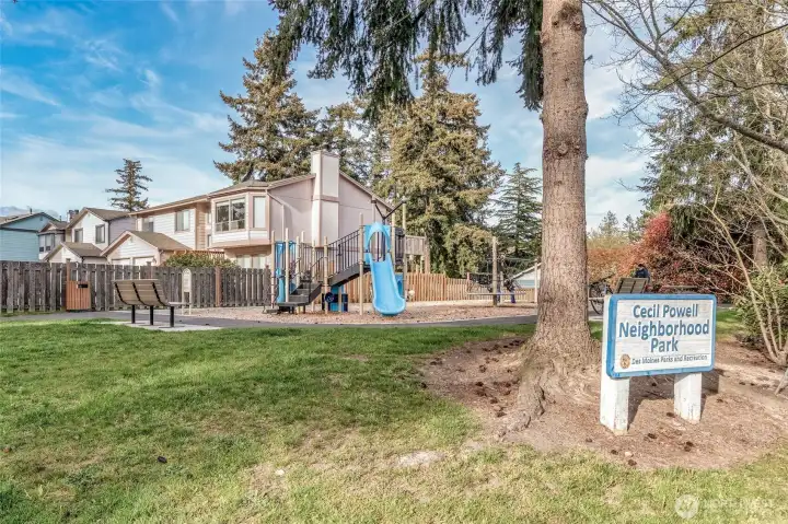 Your own park for fun 300 feet away