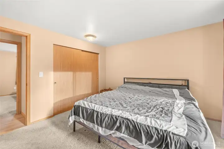 Large closet in the master