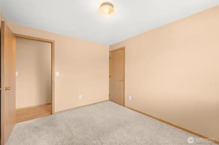 Third bedroom on the main floor