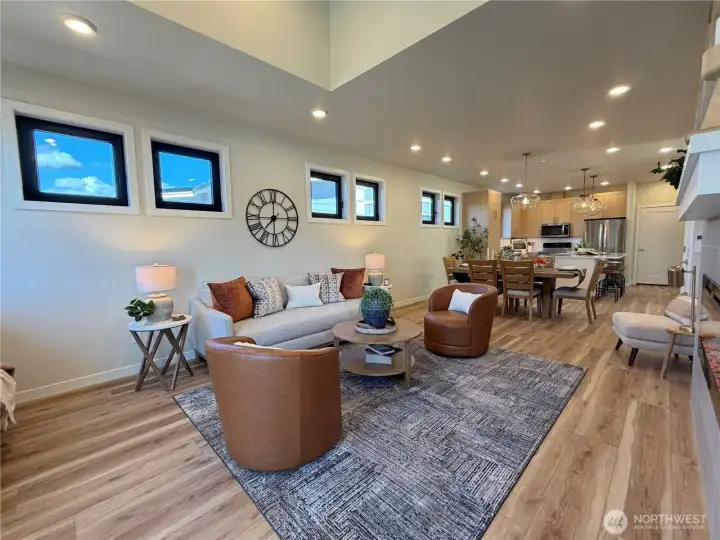 Open concept main floor with beautiful finishes throughout.