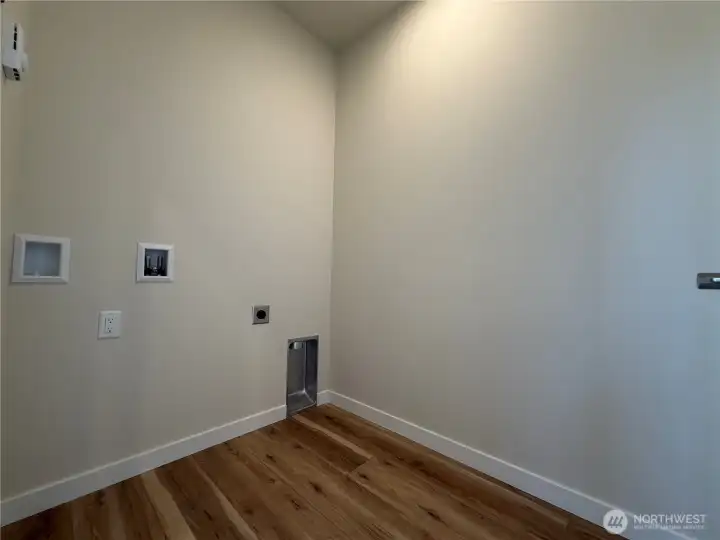 Upstairs utility (one of two options)