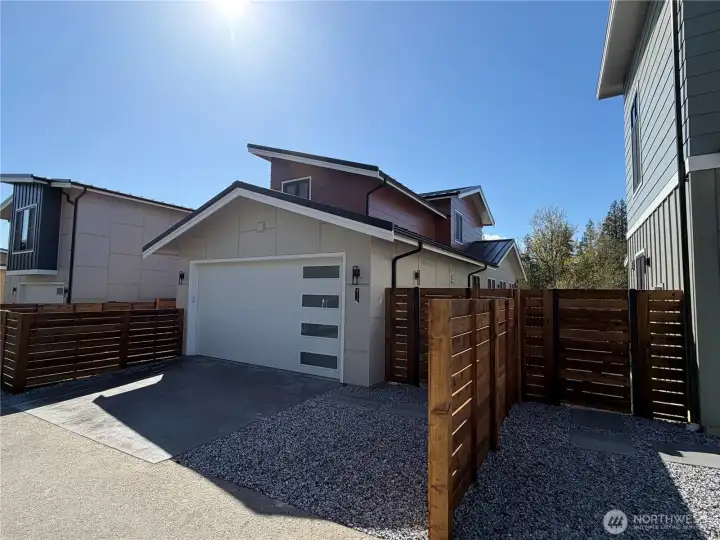 Garage is accessed through alley and second to the last home built