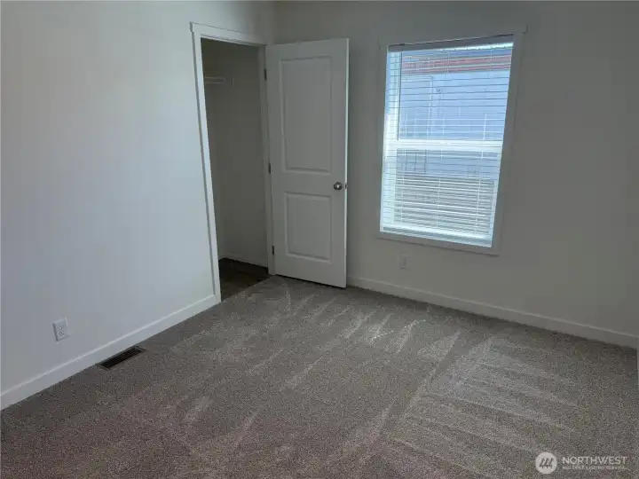 Bedroom 2 closet area.