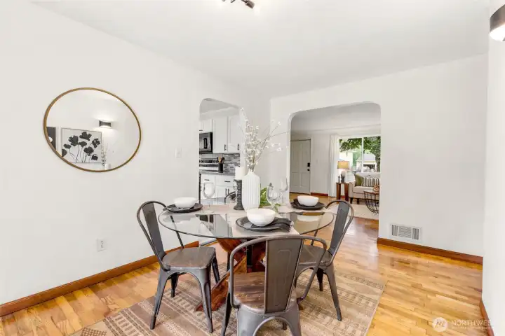 Thoughtfully connected living spaces create an effortless layout for entertaining family and friends.