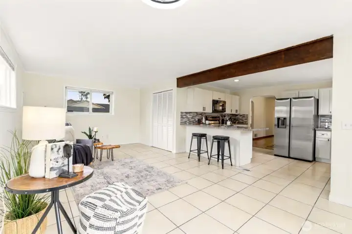 Enjoy an effortless connection between the kitchen and living area, ideal for both entertaining and everyday living.