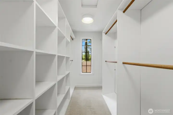 Upper Level Primary Closet Upper Level Primary Closet