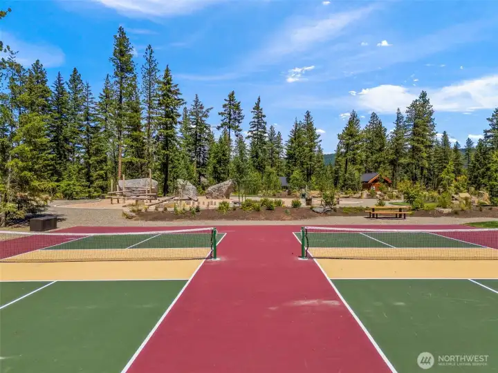 Pickle Ball Court at Domerie Park