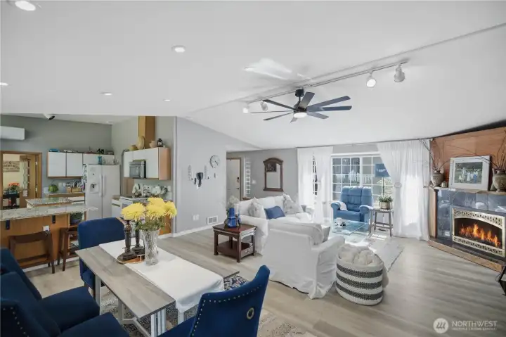 Open concept and easy flow.