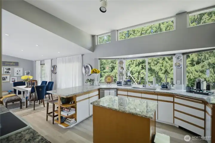 Private setting throughout the home makes for peaceful living.