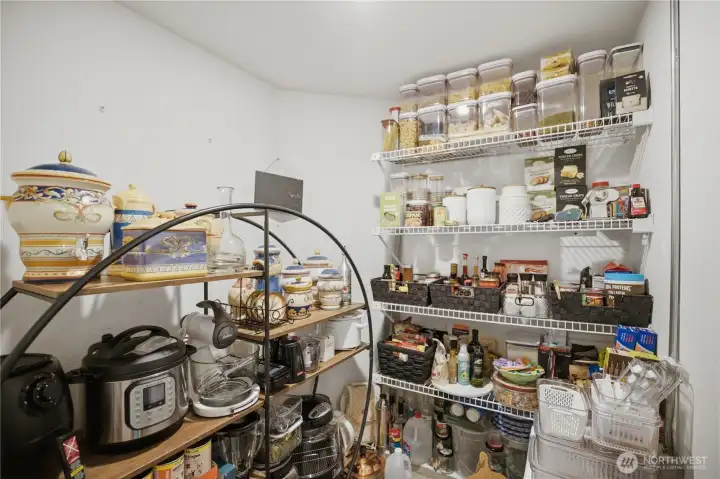 Walk in pantry!