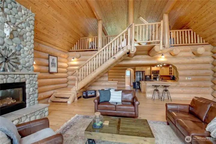 Grand entrance welcomes you to this one-of-a-kind property.