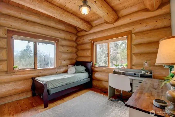 Generous guest accommodations for family and visitors.