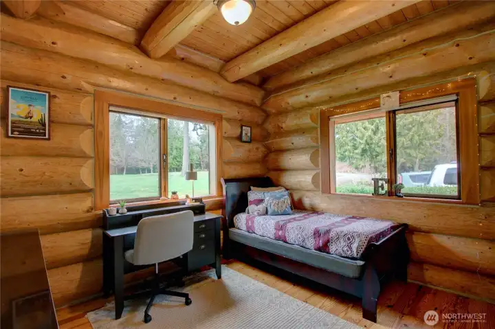 Generous guest accommodations for family and visitors.
