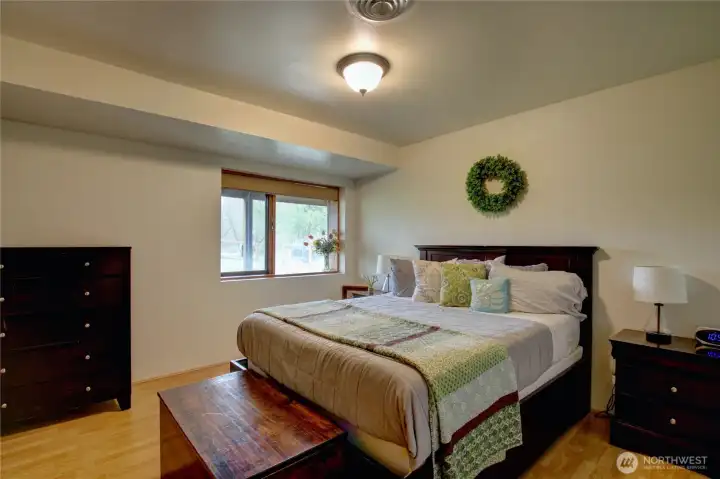 Generous guest accommodations for family and visitors.