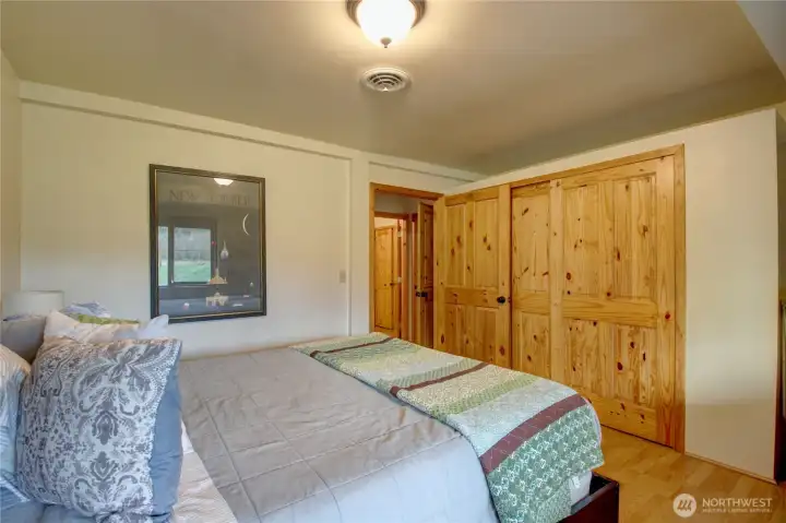 Generous guest accommodations for family and visitors.