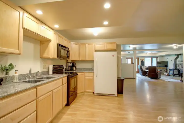 Second kitchen offers outstanding multi-generational potential.