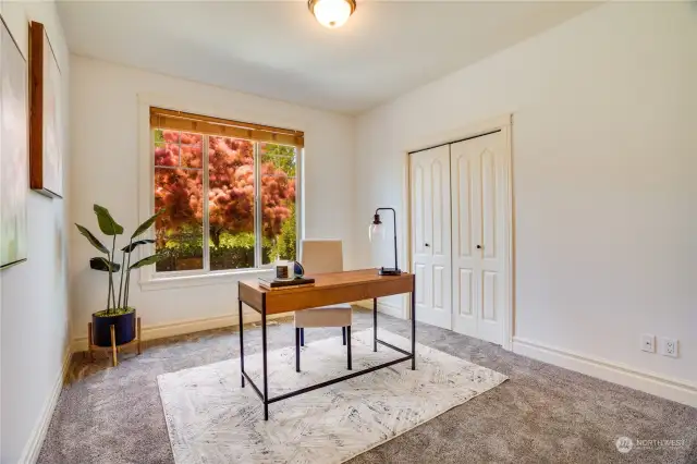 Main floor junior suite with full bathroom.