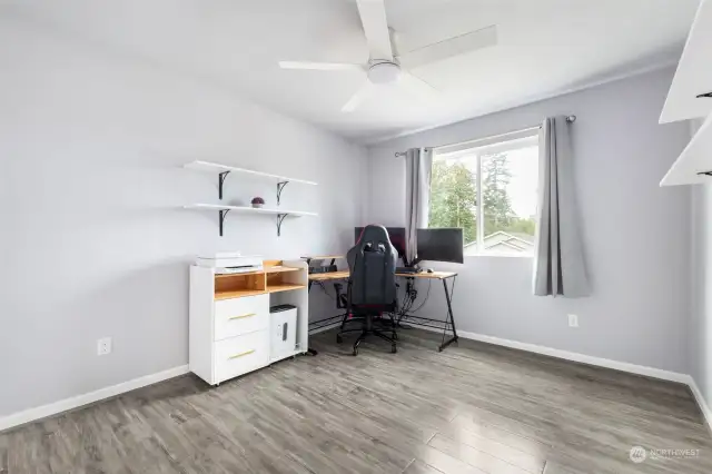 3rd floor bedroom with plenty of closet space and lots of light.