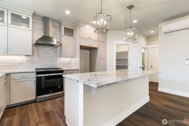 Kitchen Cabinets: Upgraded to Stacked Wall Cabinets | Pantry