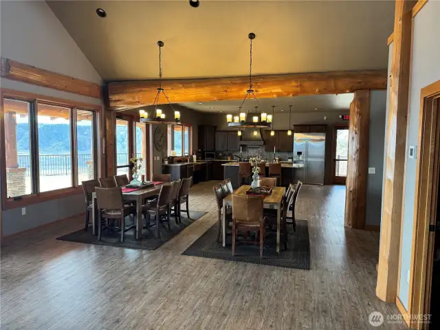 Dining room and Kitchen
