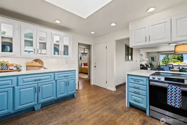 Spacious kitchen awaits you.