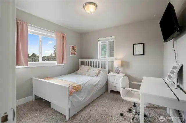 Every room has great windowing and feels open, light and bright.