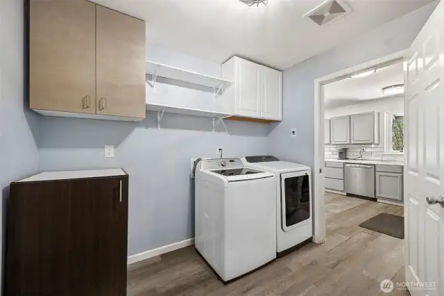 Large utility room- washer and dryer not included with the sale.