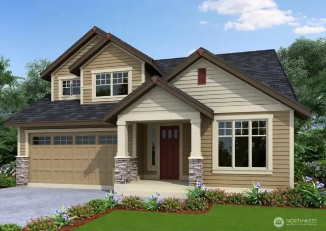The Aspen, 2719 sq ft, 4 bed, 2.75 primary on main