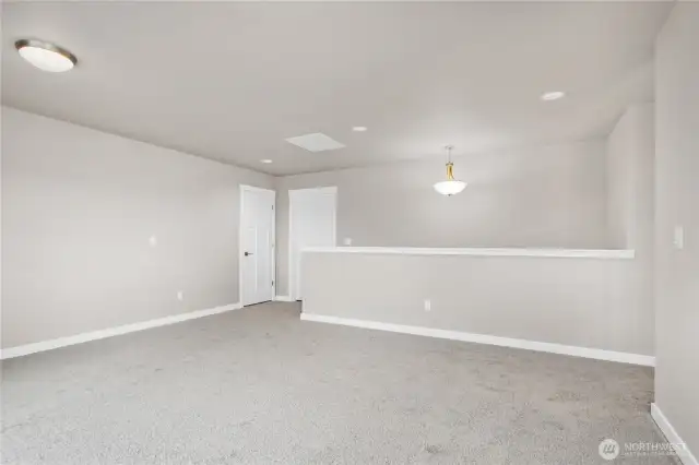upstairs loft area