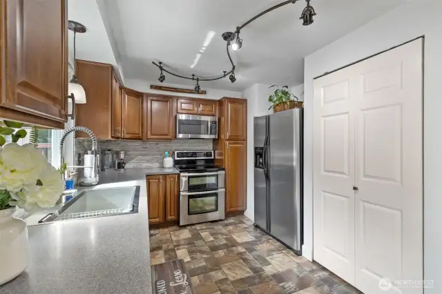 Kitchen with pantry