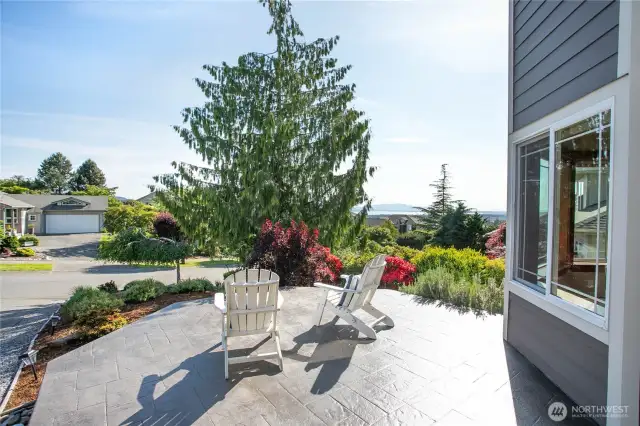 Enjoy bay views from the front porch, living room and upper office and primary suite