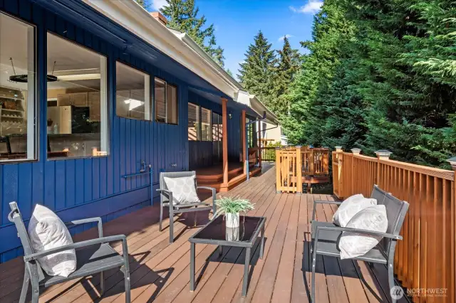 Enjoy the lazy days of summer on this amazing deck