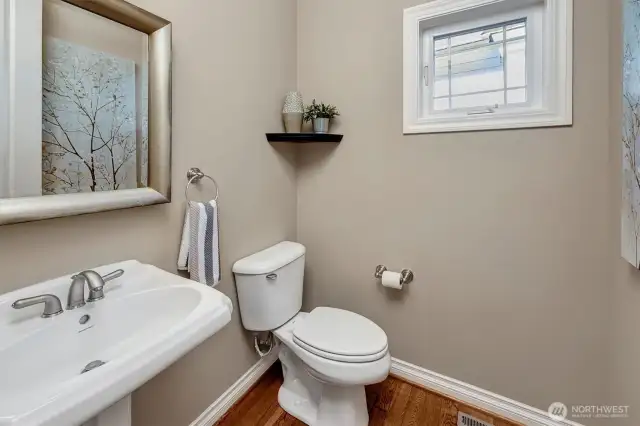 Main floor powder room