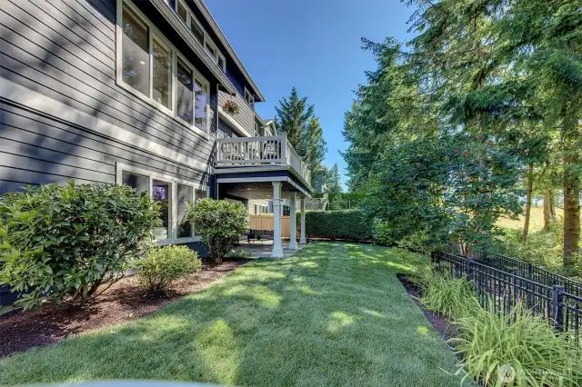 Endless opportunities for extending back yard to it's full potential.  As me how!