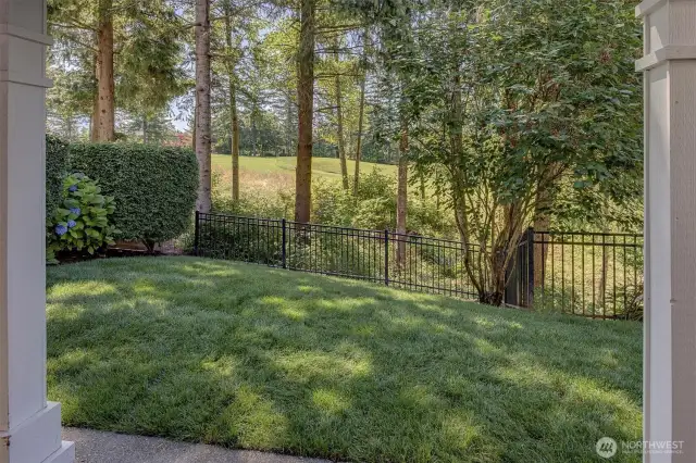 Great back yard space that has endless opportunities for expanding.