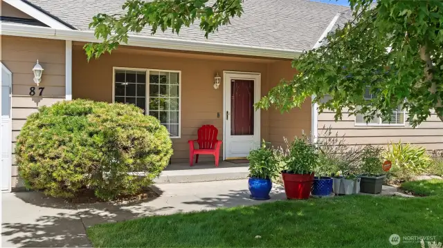 Covered front porch