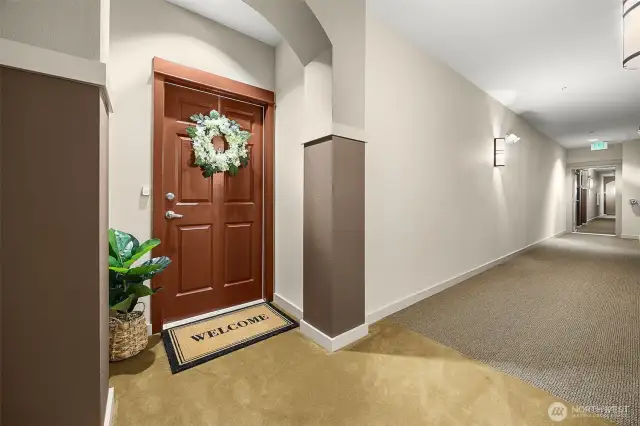 Welcome to your top floor retreat.