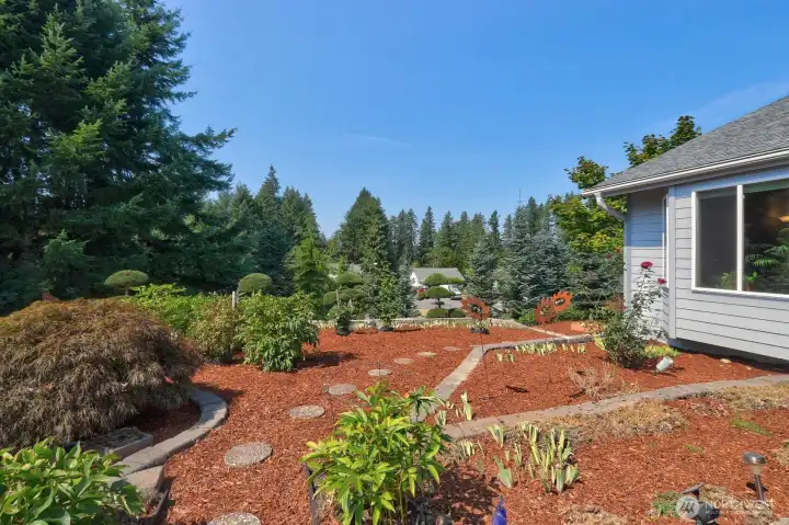 A south facing garden bed ready for your personal touches.