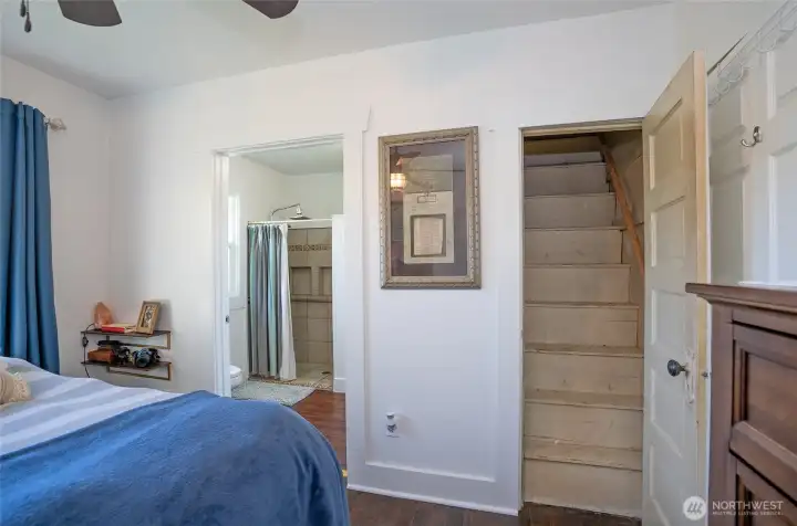 Bedroom 1 access to attic space