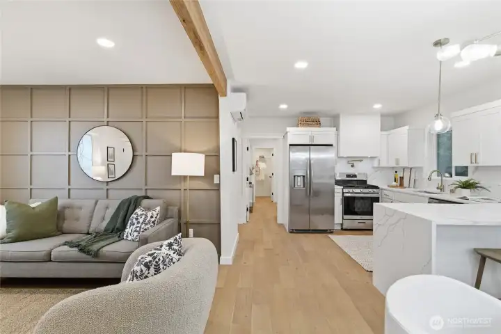 Living Room and Kitchen