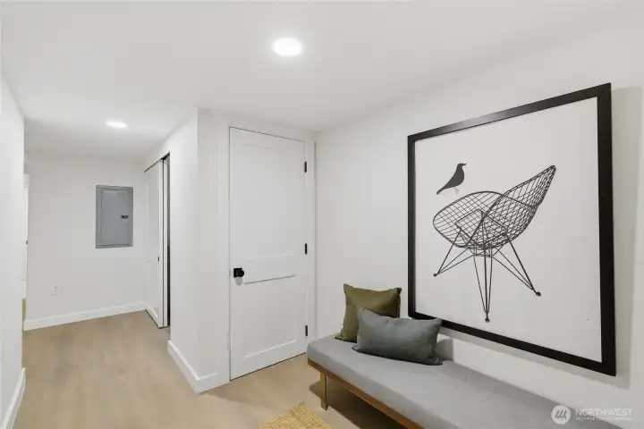 Downstairs Hall and Closet